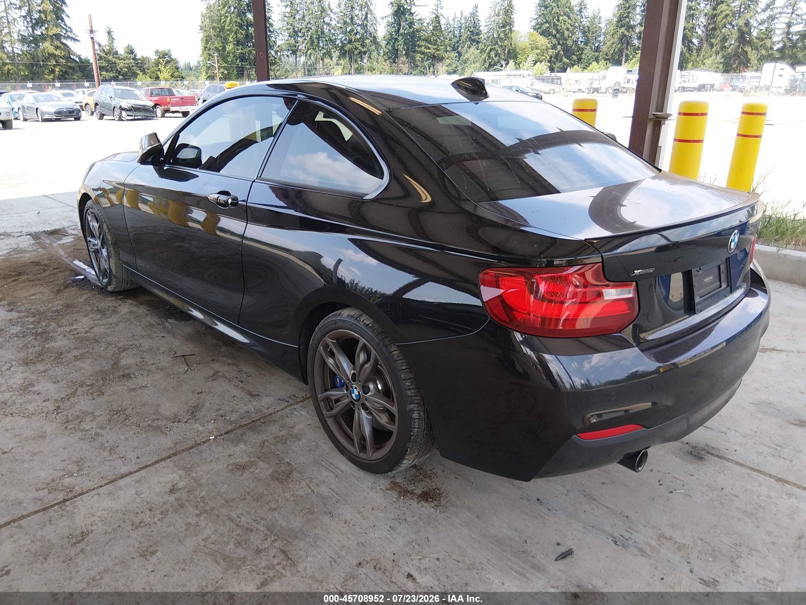 2015 Bmw M235 Xdrive Black vin: WBA1J9C53FV371062