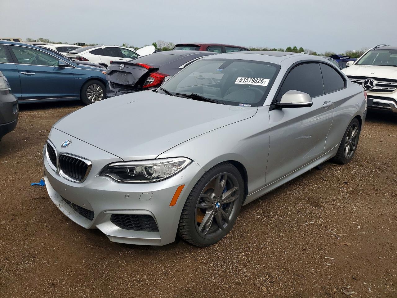 2015 Bmw M235xi Silver vin: WBA1J9C53FVX99343