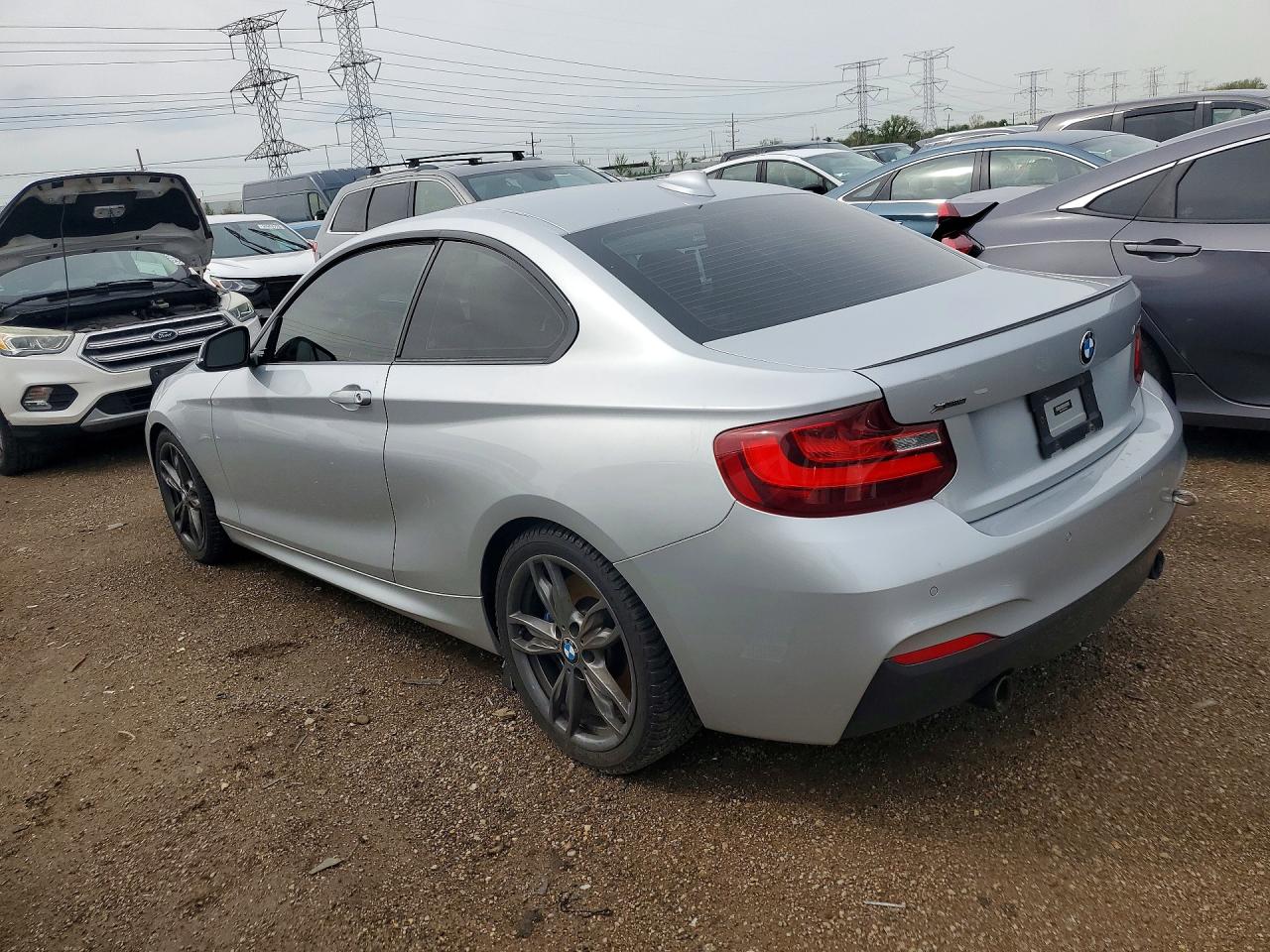 2015 Bmw M235xi Silver vin: WBA1J9C53FVX99343