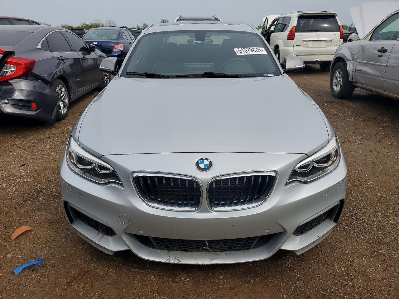 2015 Bmw M235xi Silver vin: WBA1J9C53FVX99343