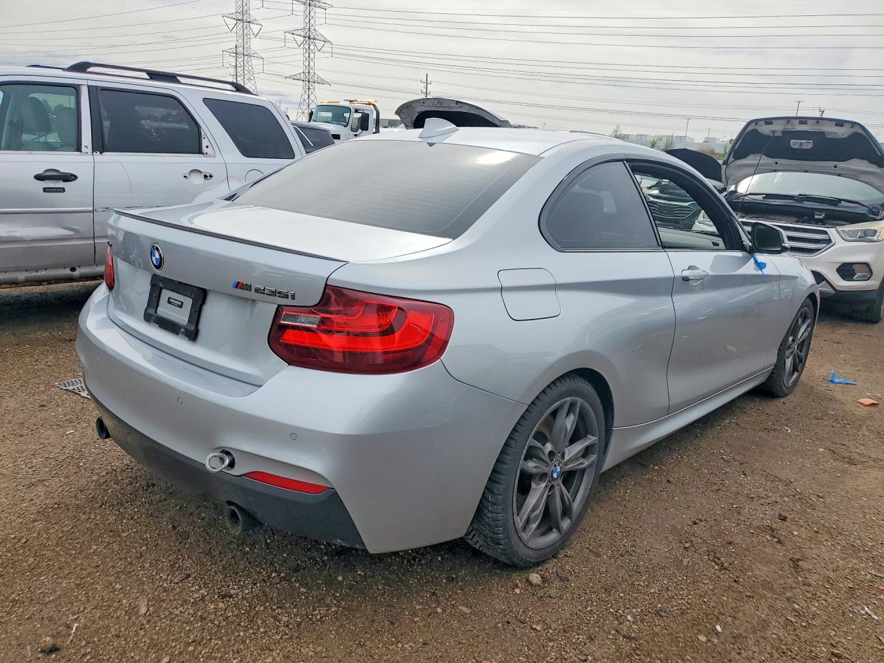 2015 Bmw M235xi Silver vin: WBA1J9C53FVX99343