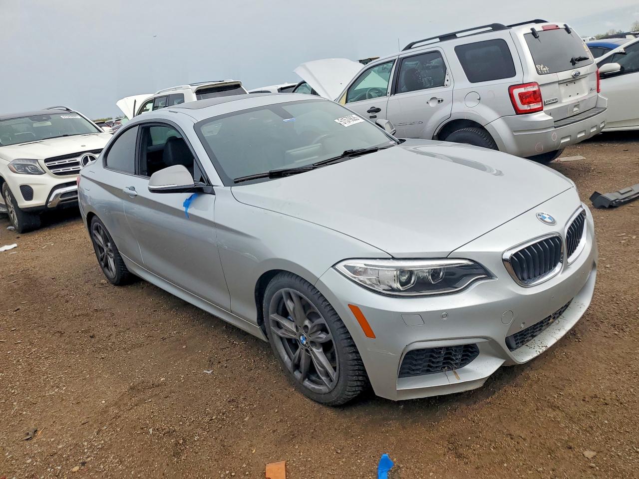 2015 Bmw M235xi Silver vin: WBA1J9C53FVX99343