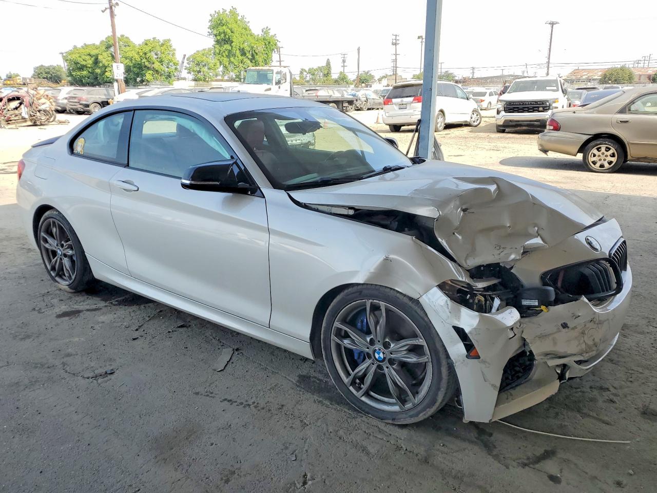 2015 Bmw M235xi White vin: WBA1J9C54FVX99254