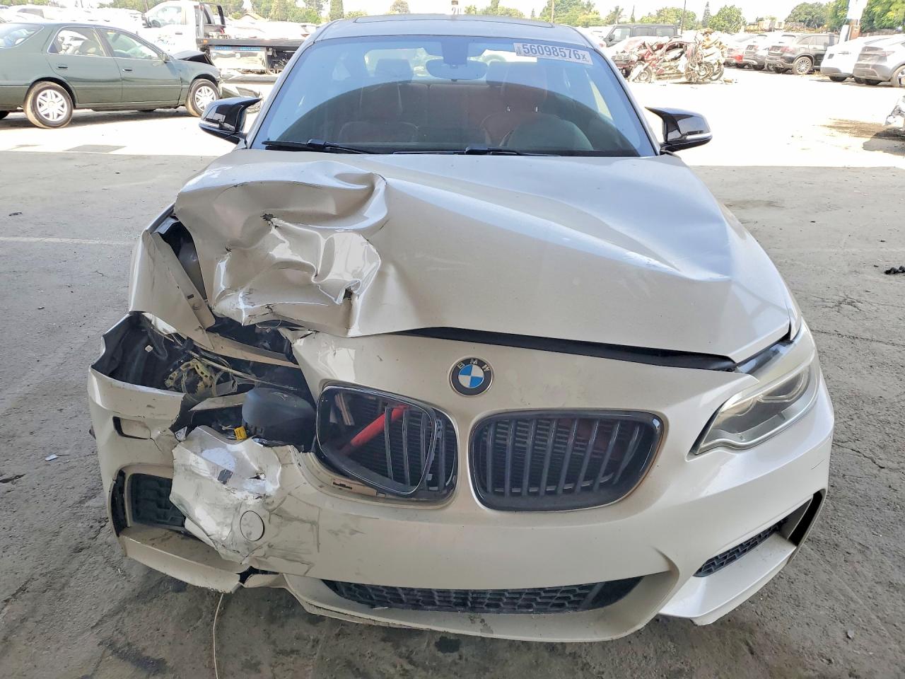 2015 Bmw M235xi White vin: WBA1J9C54FVX99254