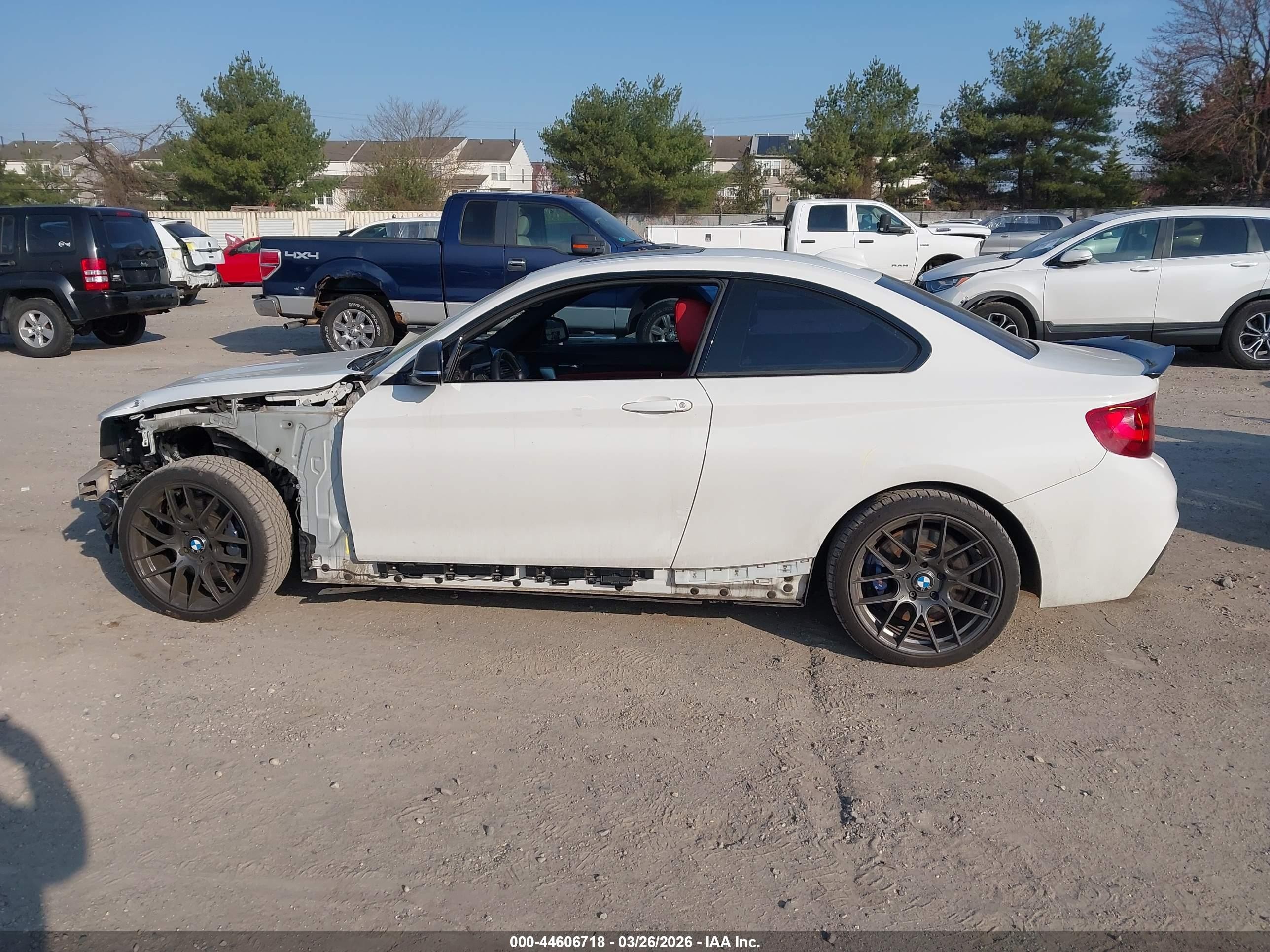 2015 Bmw M235 Xdrive White vin: WBA1J9C57FVX98857