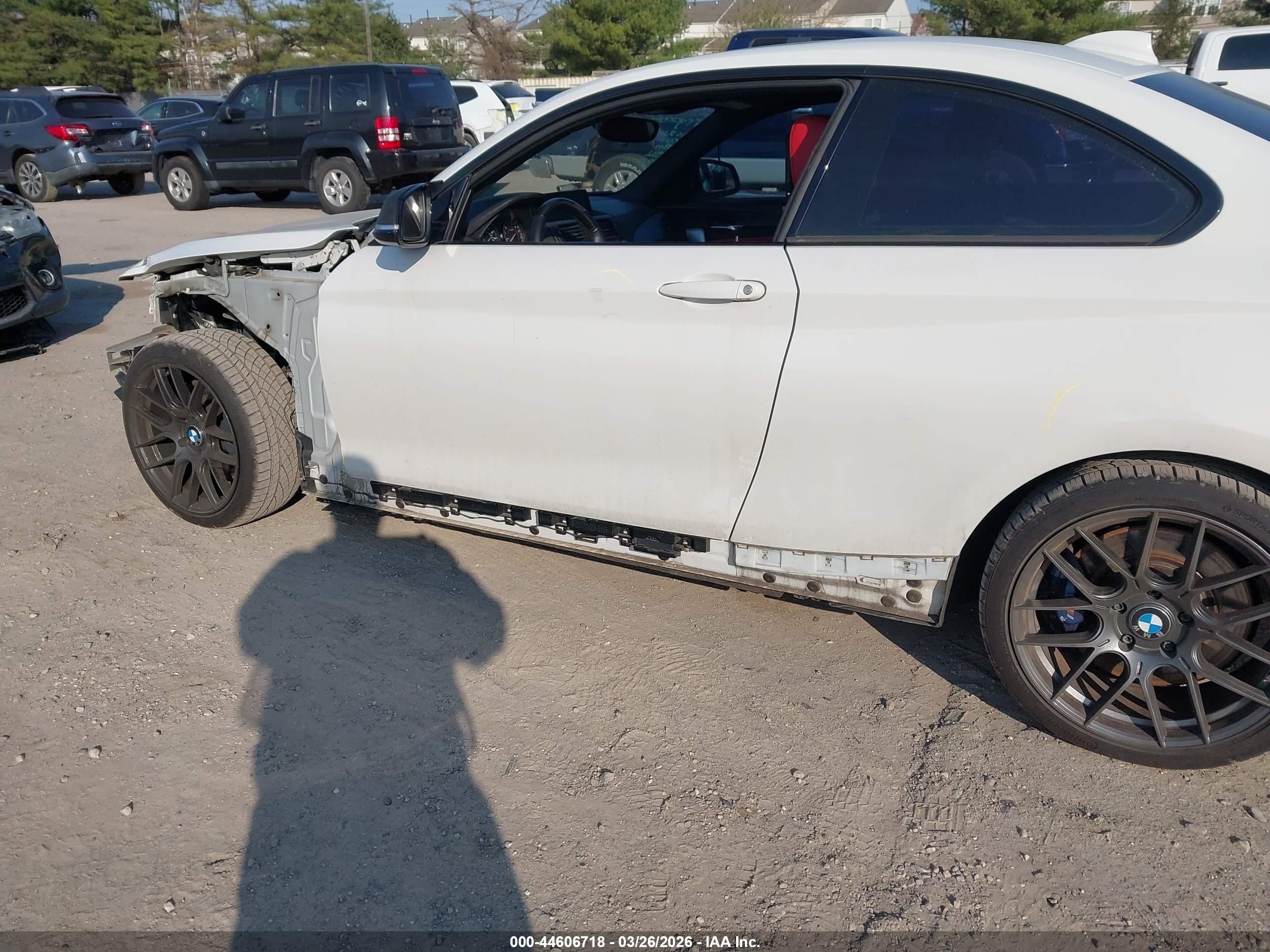2015 Bmw M235 Xdrive White vin: WBA1J9C57FVX98857