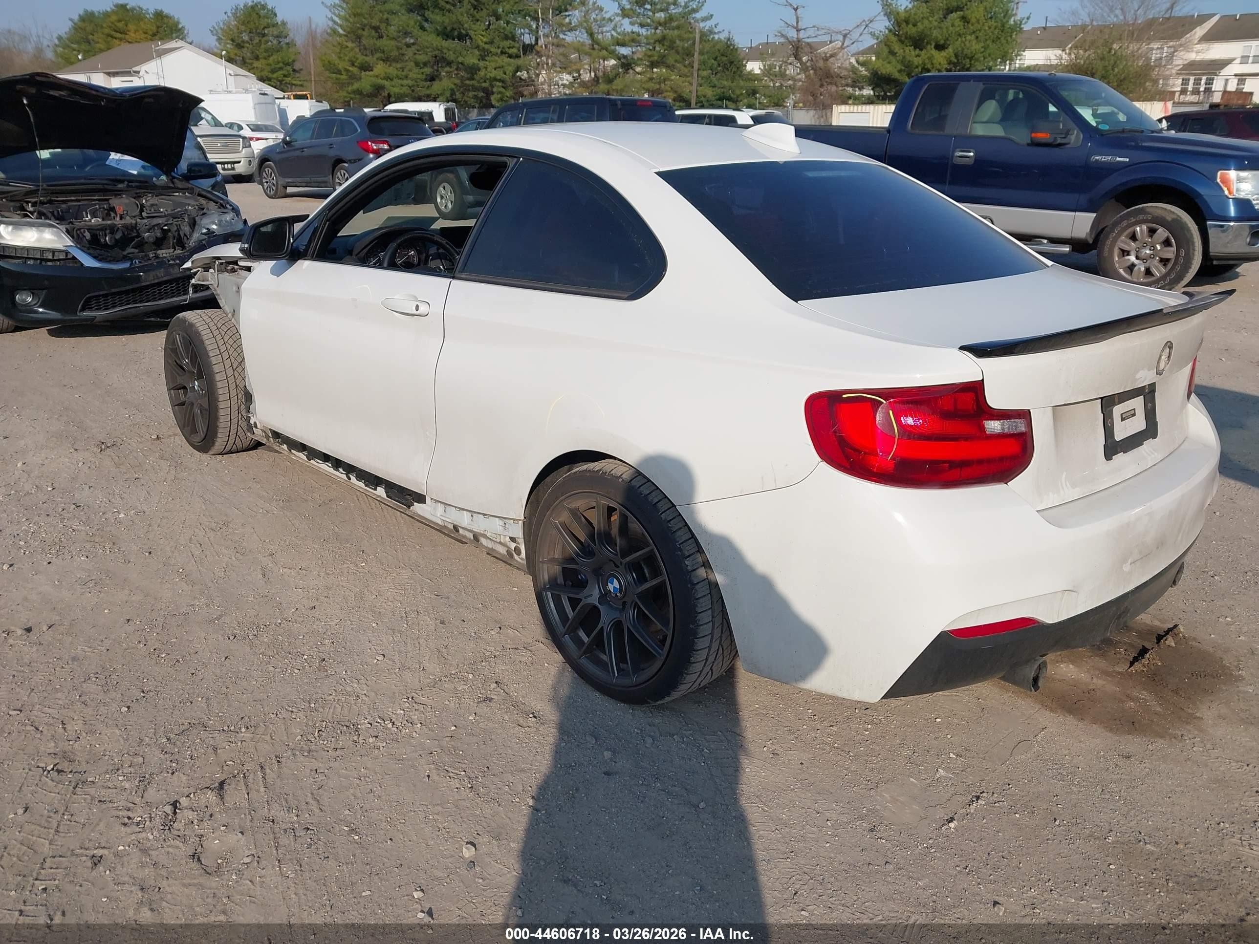 2015 Bmw M235 Xdrive White vin: WBA1J9C57FVX98857