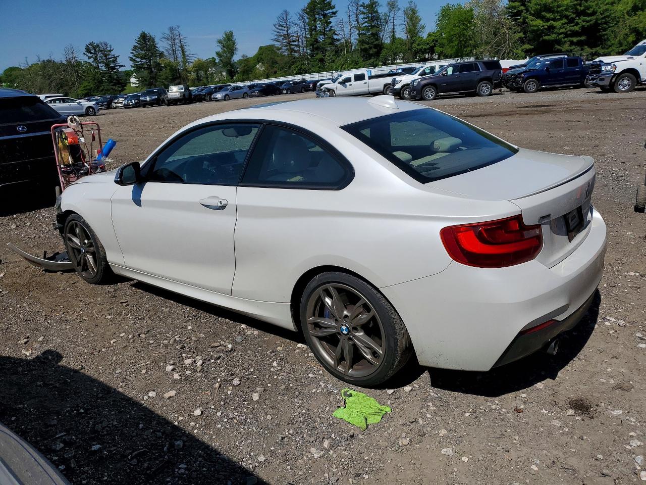 2015 Bmw M235xi White vin: WBA1J9C5XFVX98495