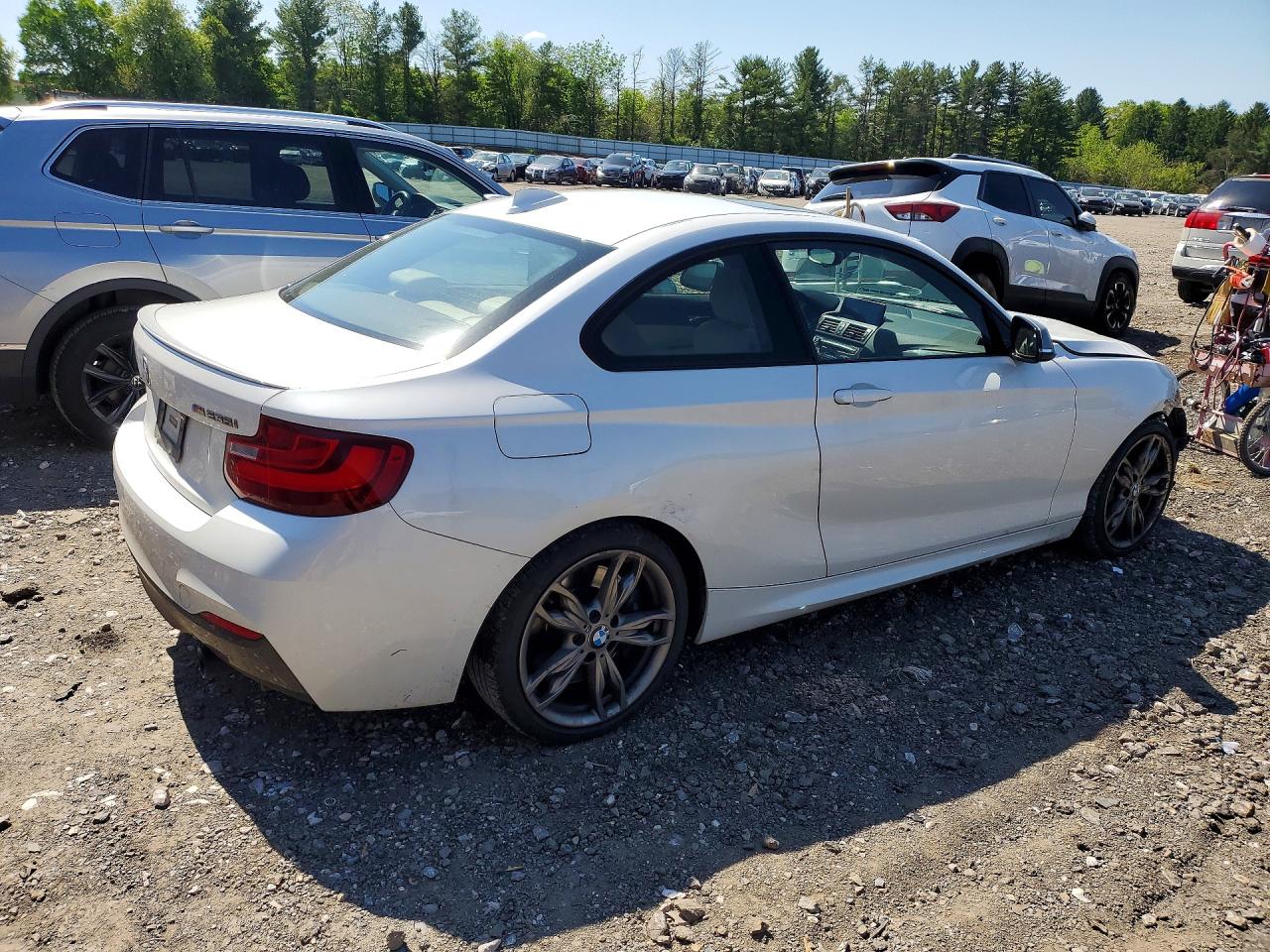 2015 Bmw M235xi White vin: WBA1J9C5XFVX98495