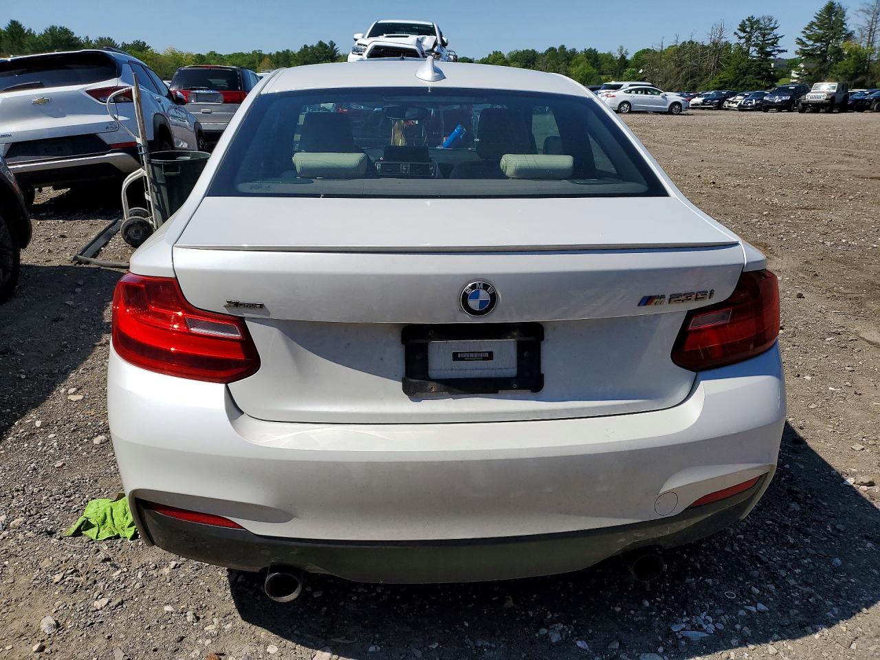 2015 Bmw M235xi White vin: WBA1J9C5XFVX98495