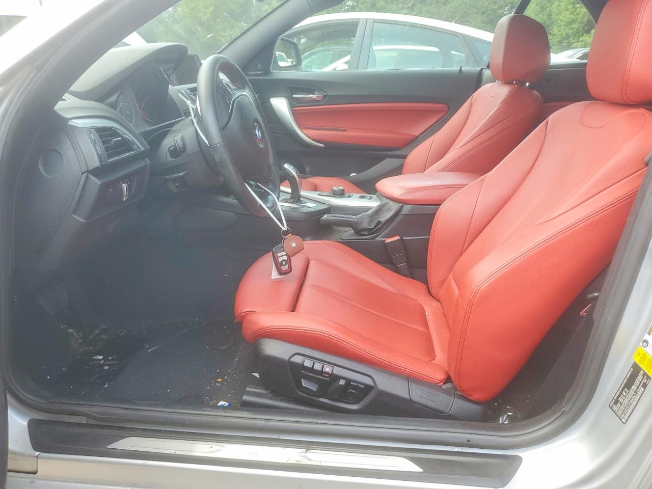 2015 Bmw 228 I Gray vin: WBA1K5C51FV242615