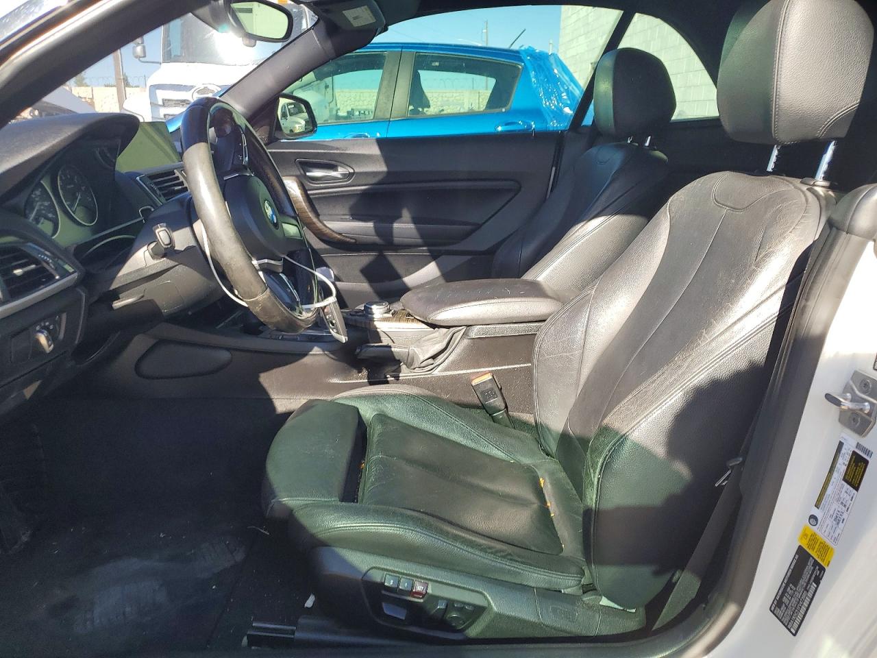 2015 Bmw 228 I White vin: WBA1K5C51FV473885