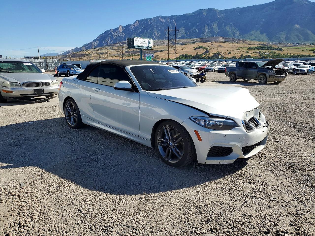 2015 Bmw 228 I White vin: WBA1K5C51FV473885