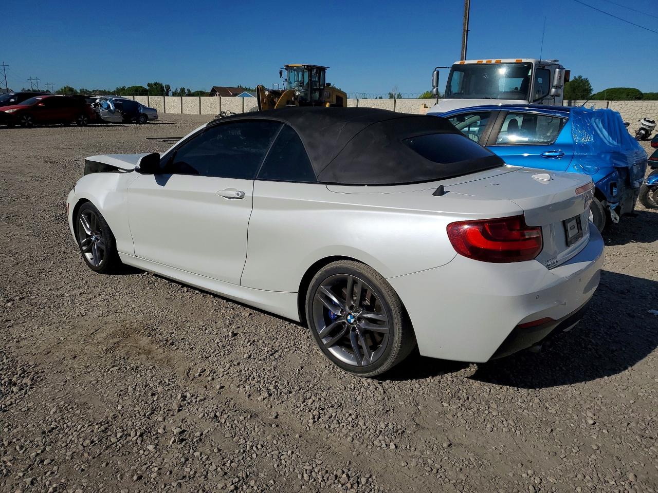 2015 Bmw 228 I White vin: WBA1K5C51FV473885