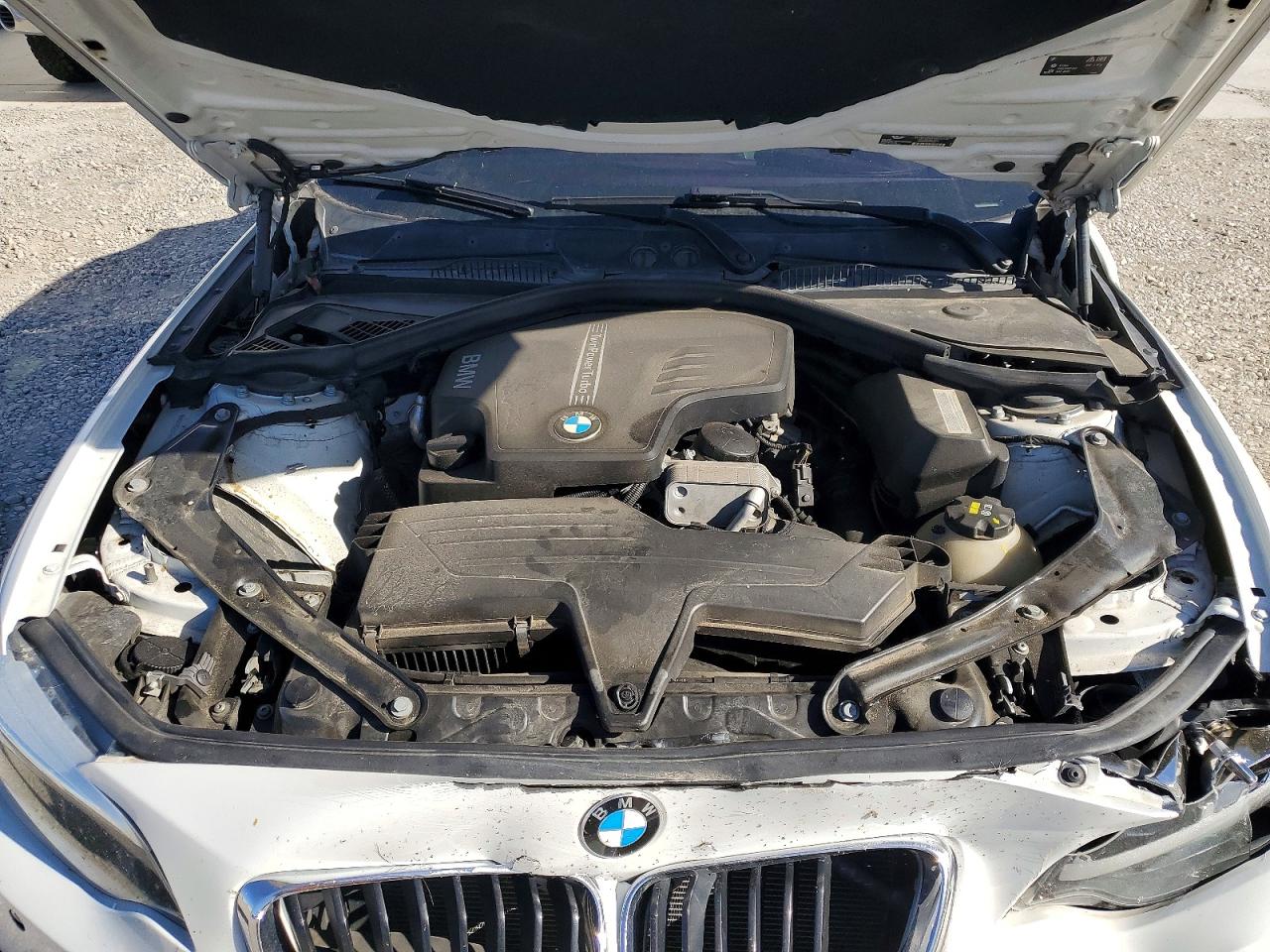 2015 Bmw 228 I White vin: WBA1K5C51FV473885