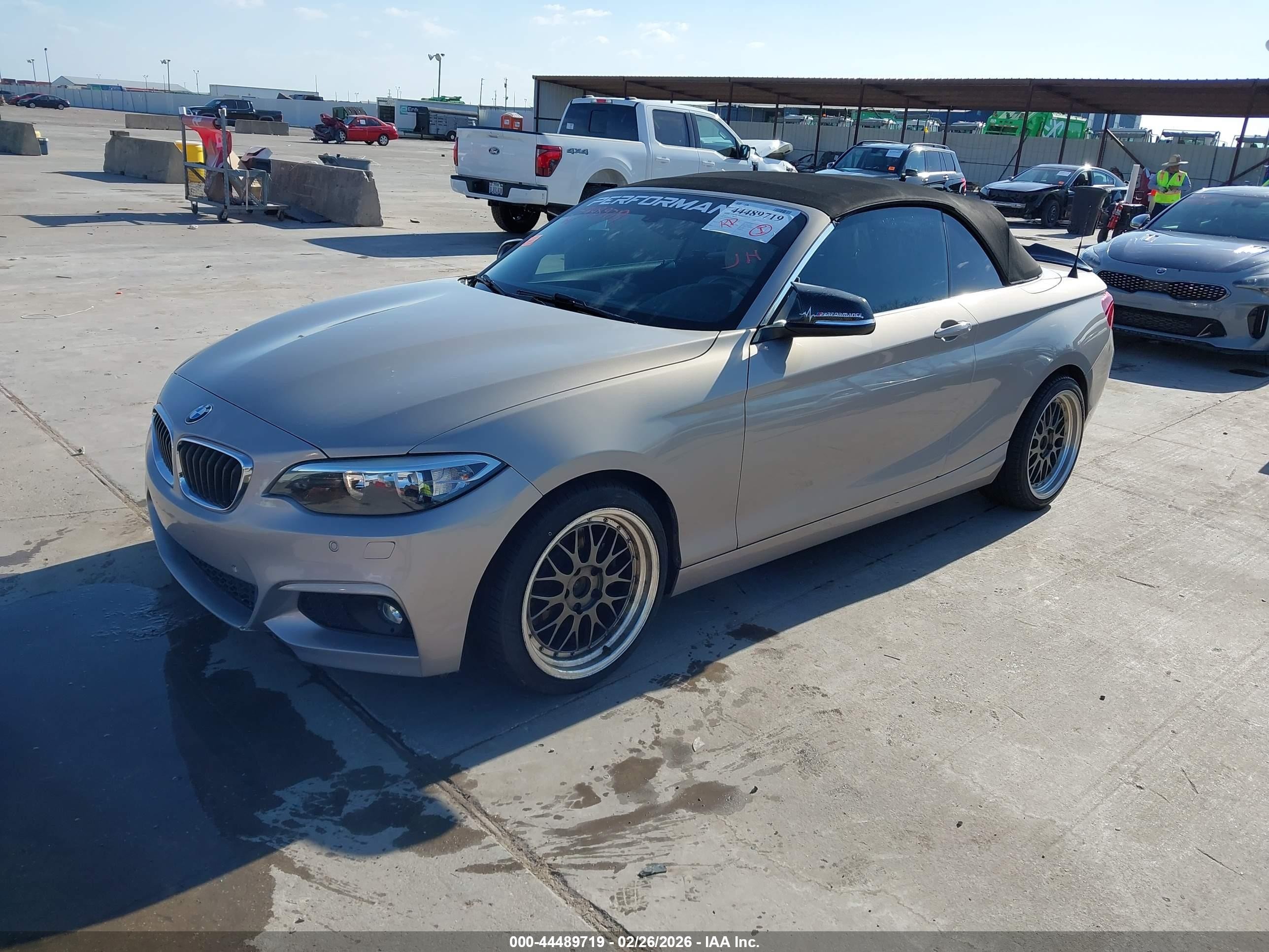 2015 Bmw 228i   Beige vin: WBA1K5C54FV242897