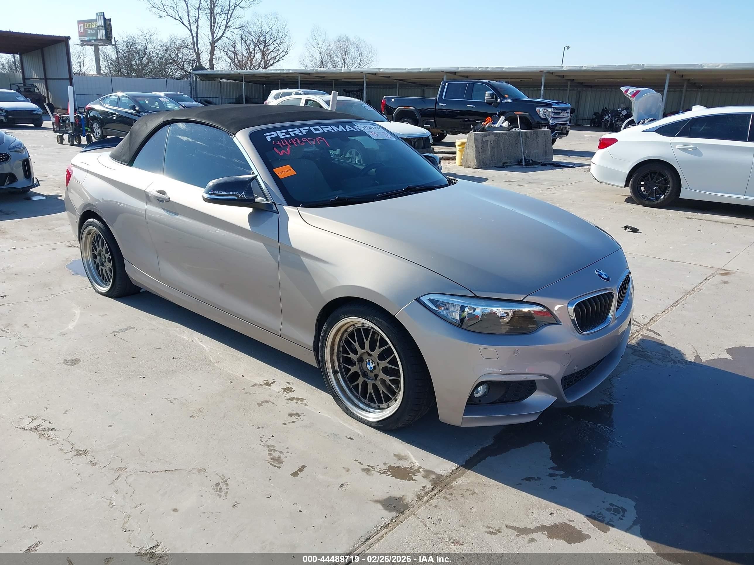 2015 Bmw 228i   Beige vin: WBA1K5C54FV242897