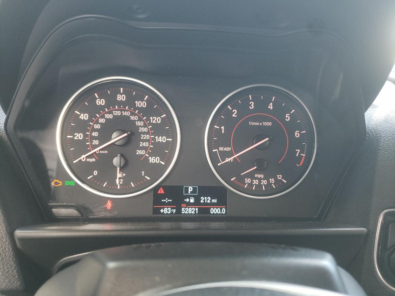 2015 Bmw 228 I Серый vin: WBA1K5C55FV474179