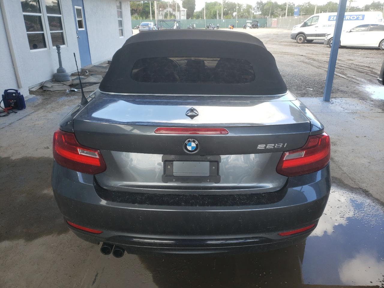 2015 Bmw 228 I Серый vin: WBA1K5C55FV474179