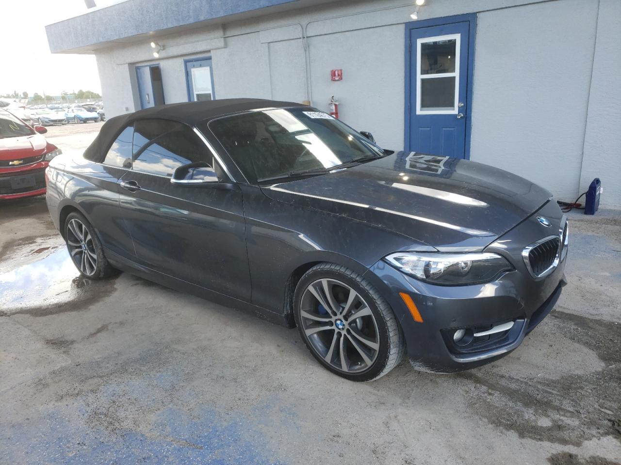 2015 Bmw 228 I Серый vin: WBA1K5C55FV474179