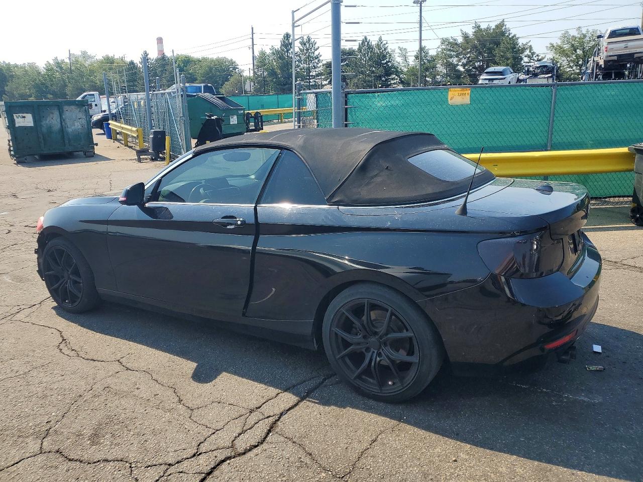 2015 Bmw 228 I Black vin: WBA1K5C56FV474093