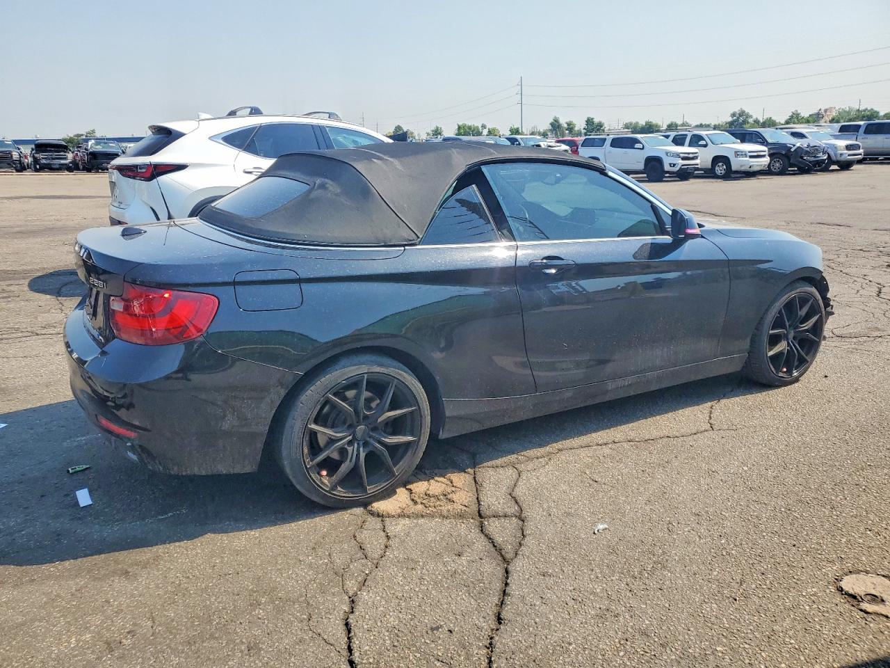2015 Bmw 228 I Black vin: WBA1K5C56FV474093