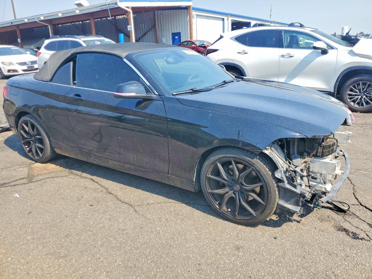 2015 Bmw 228 I Black vin: WBA1K5C56FV474093