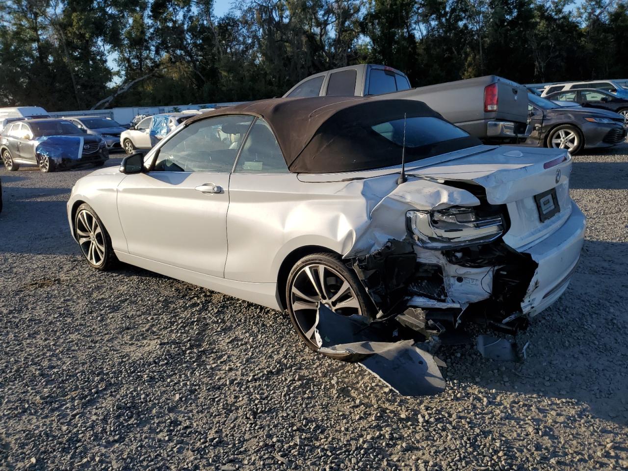 2015 Bmw 228 I White vin: WBA1K5C57FV474118