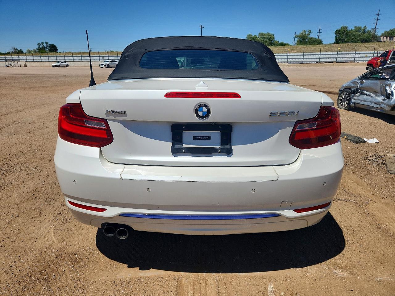 2015 Bmw 228 Xi Белый vin: WBA1K7C55FV235128