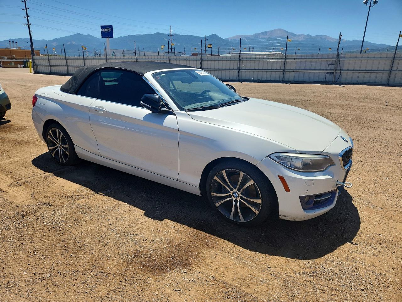 2015 Bmw 228 Xi Белый vin: WBA1K7C55FV235128