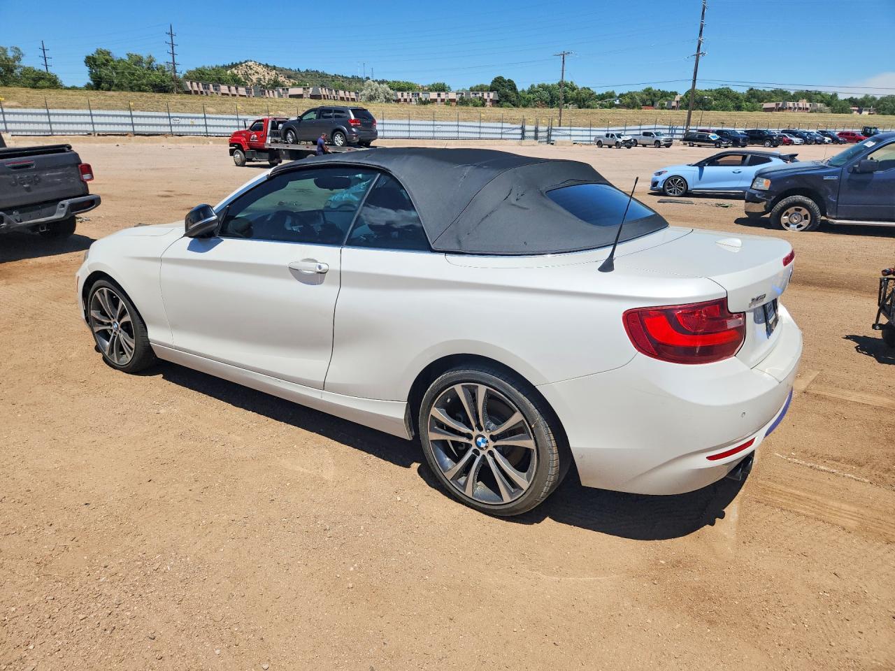 2015 Bmw 228 Xi Белый vin: WBA1K7C55FV235128