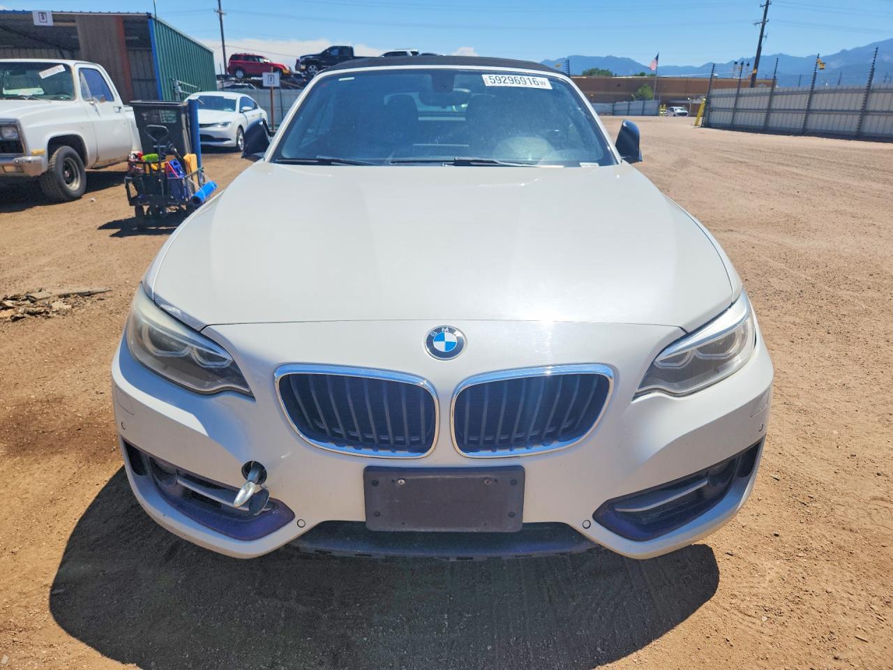 2015 Bmw 228 Xi Белый vin: WBA1K7C55FV235128