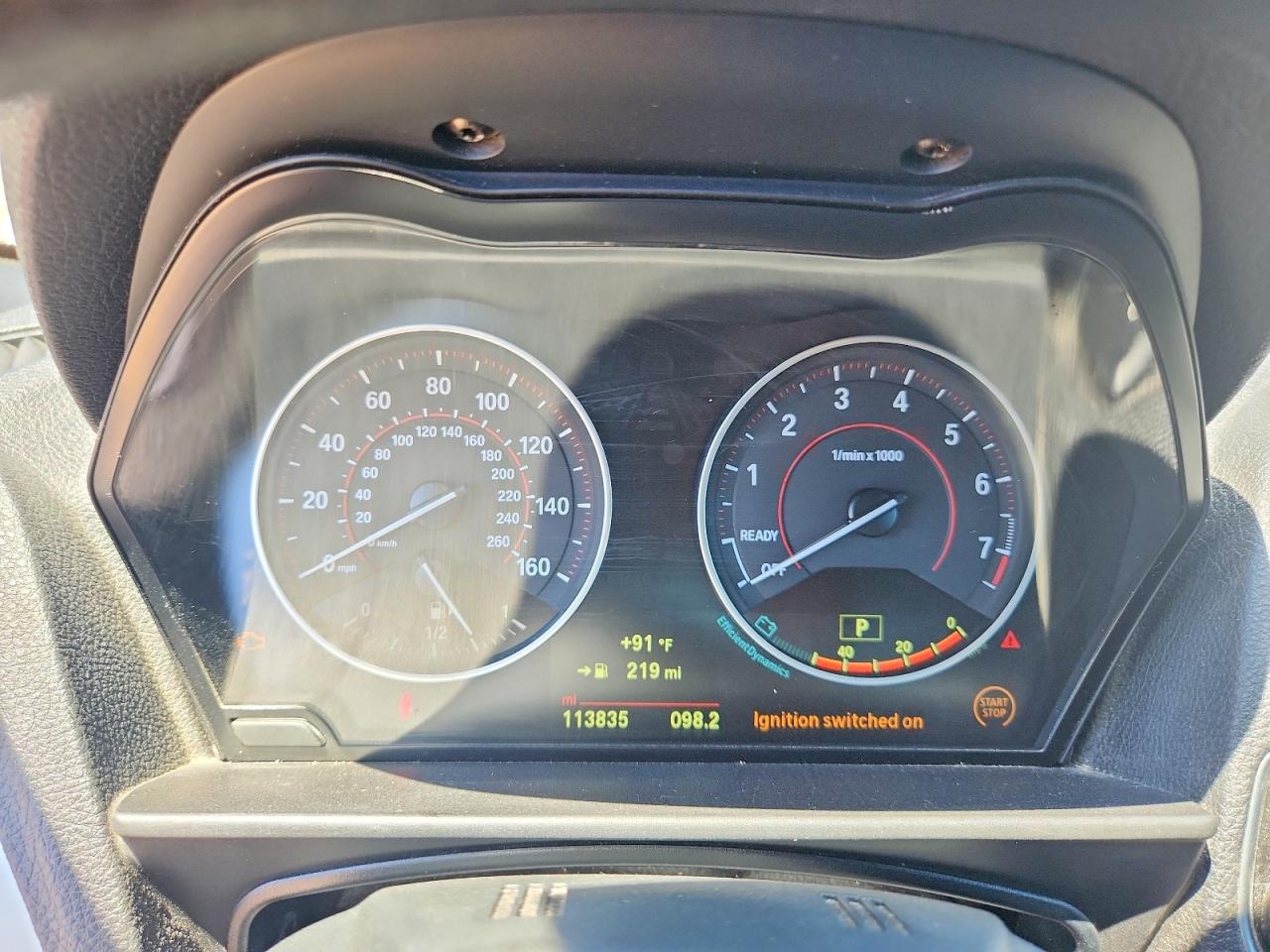 2015 Bmw 228 Xi Белый vin: WBA1K7C55FV235128