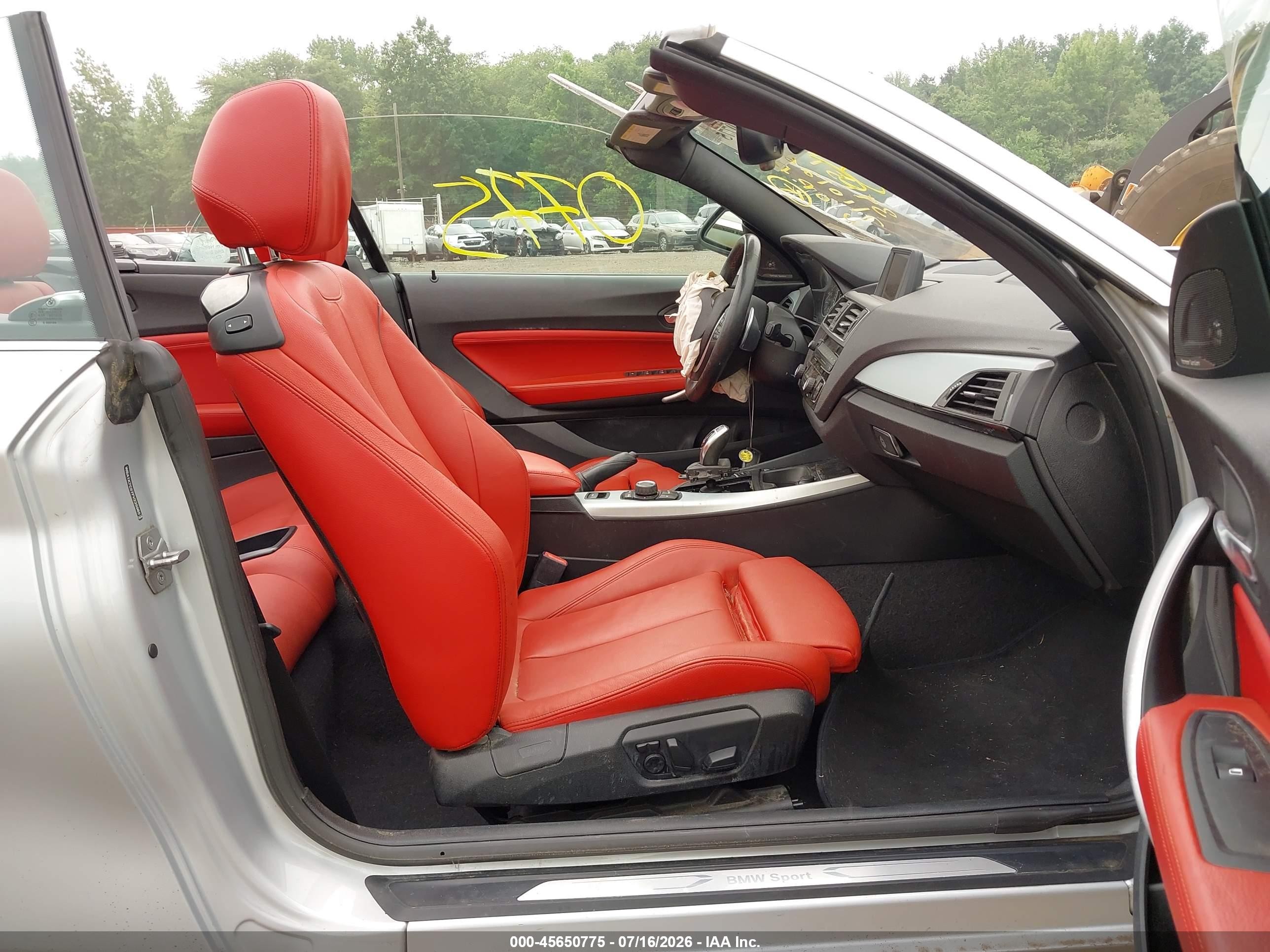 2015 Bmw 228i Xdrive Silver vin: WBA1K7C57FV235065