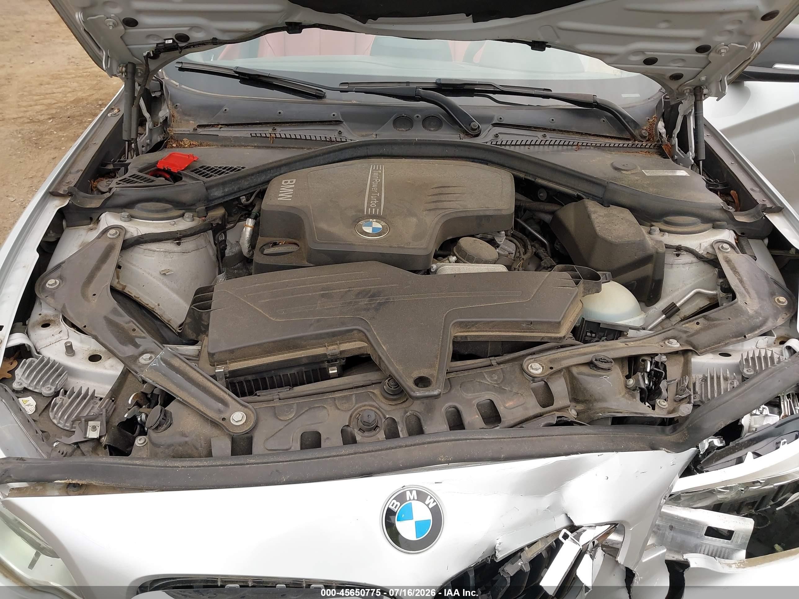 2015 Bmw 228i Xdrive Silver vin: WBA1K7C57FV235065