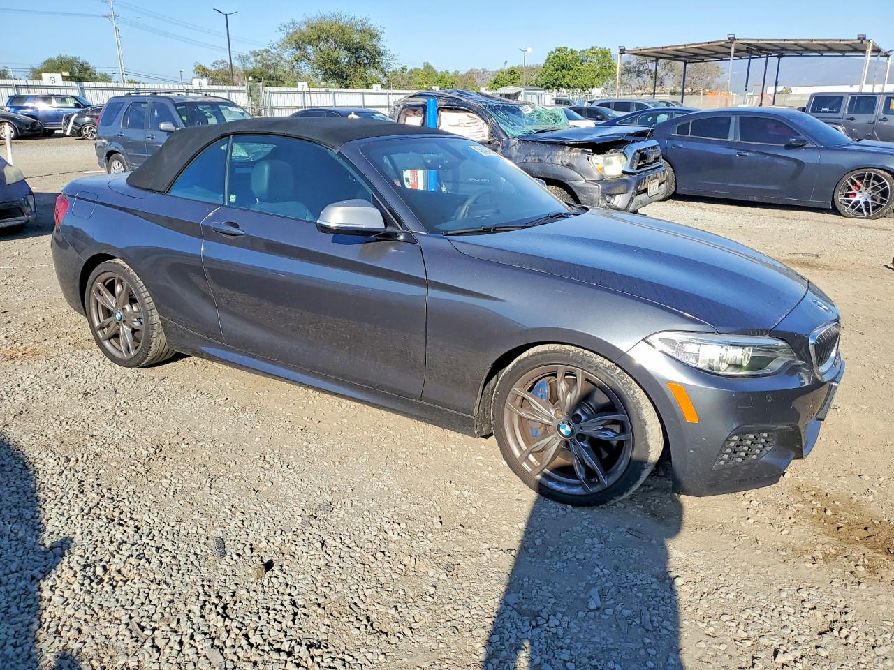 2015 Bmw Motorrad M235i Gray vin: WBA1M1C51FV393263