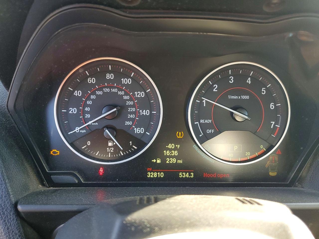 2015 Bmw Motorrad M235i Gray vin: WBA1M1C51FV393263