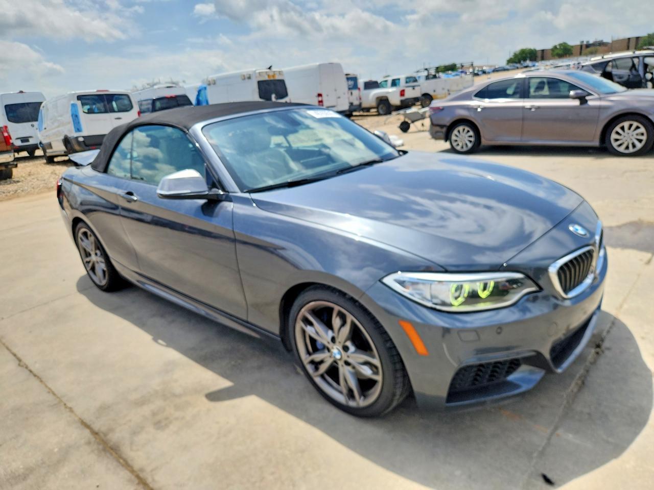 2015 Bmw M235i Gray vin: WBA1M1C53FVZ99339