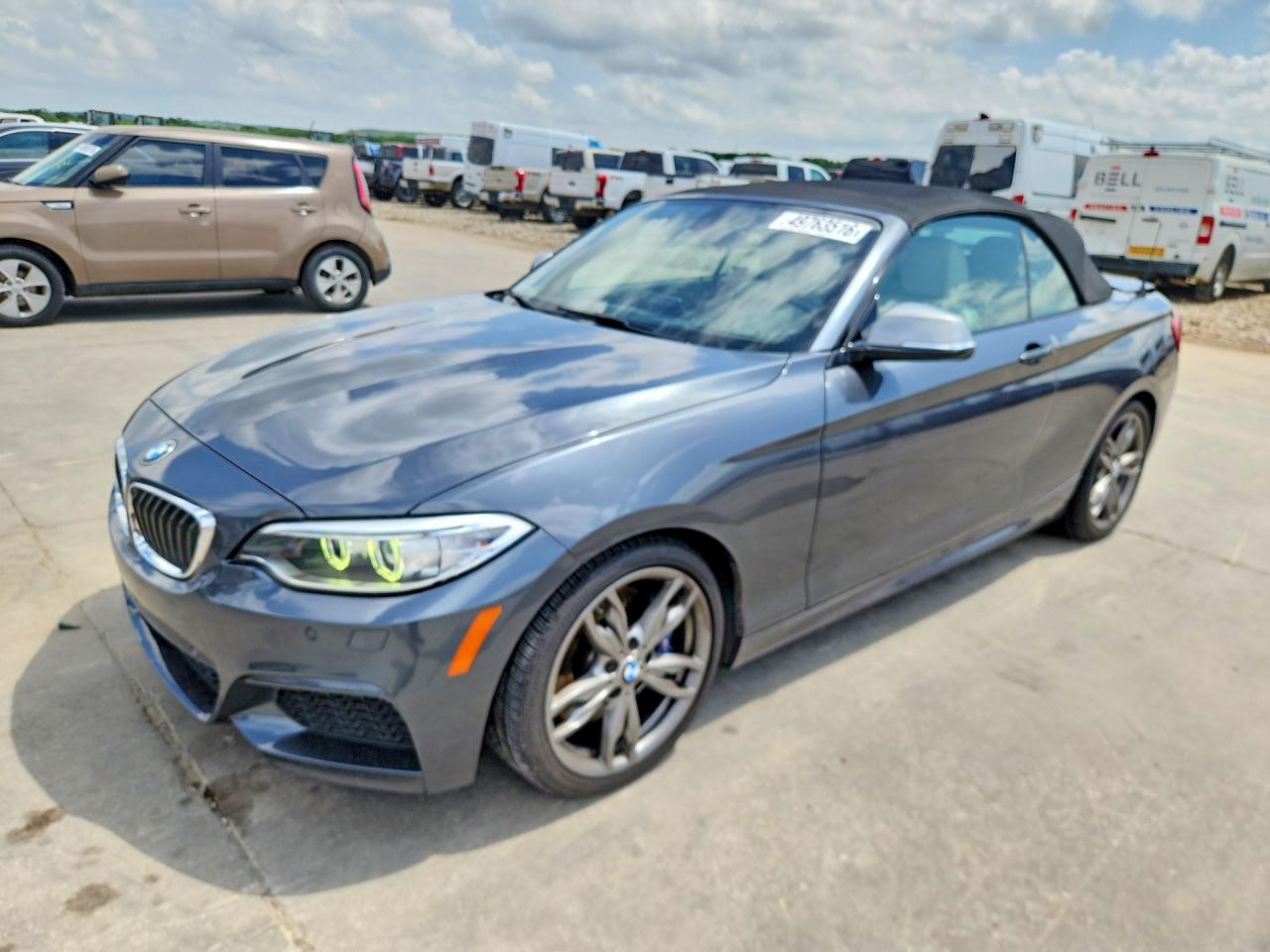 2015 Bmw M235i Gray vin: WBA1M1C53FVZ99339
