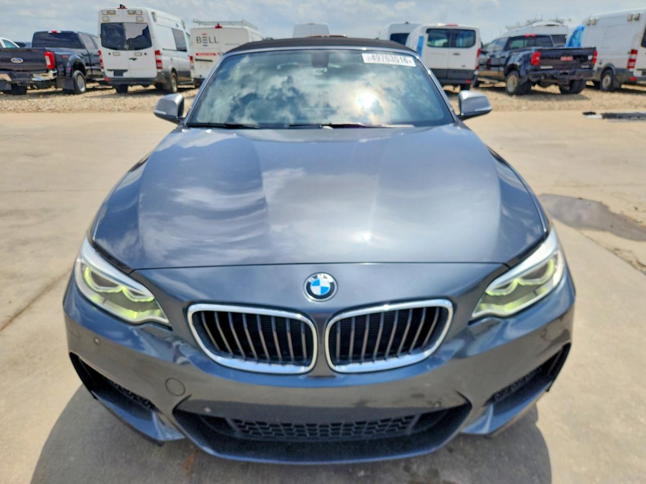 2015 Bmw M235i Gray vin: WBA1M1C53FVZ99339