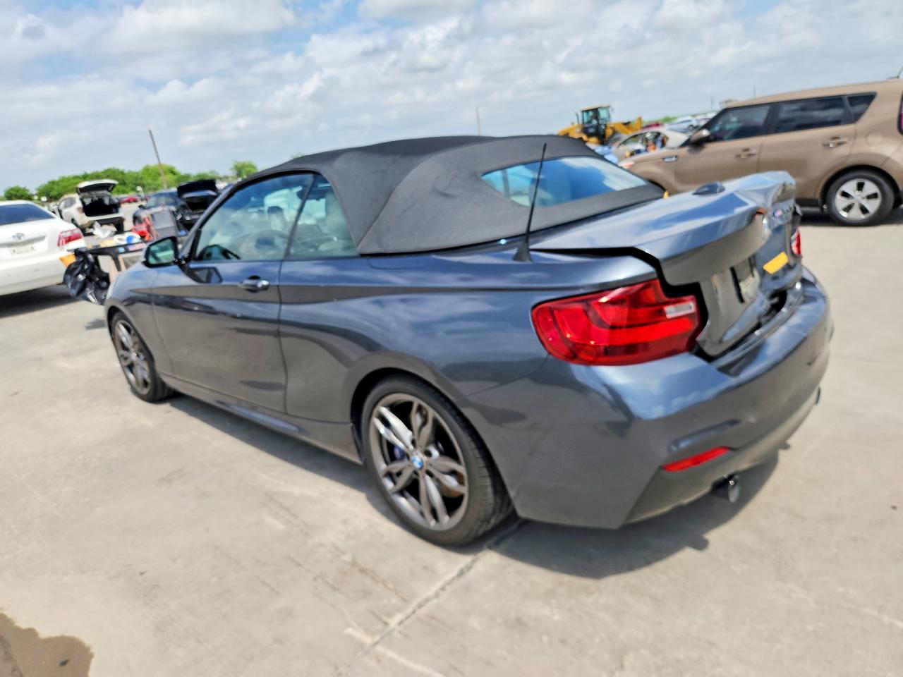 2015 Bmw M235i Gray vin: WBA1M1C53FVZ99339