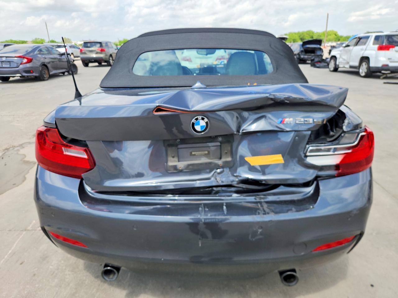 2015 Bmw M235i Gray vin: WBA1M1C53FVZ99339