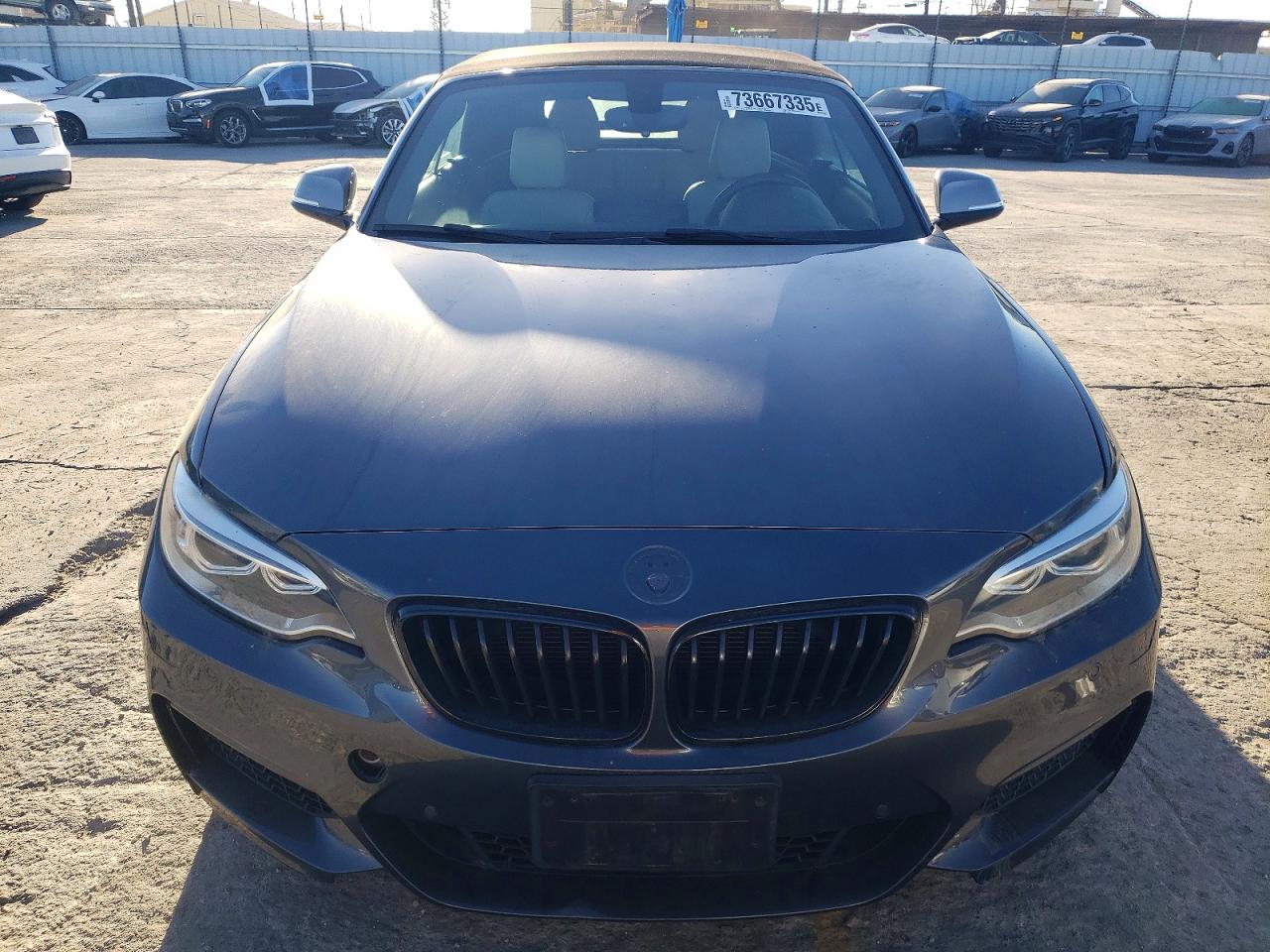 2015 Bmw M235i Gray vin: WBA1M1C56FV393629