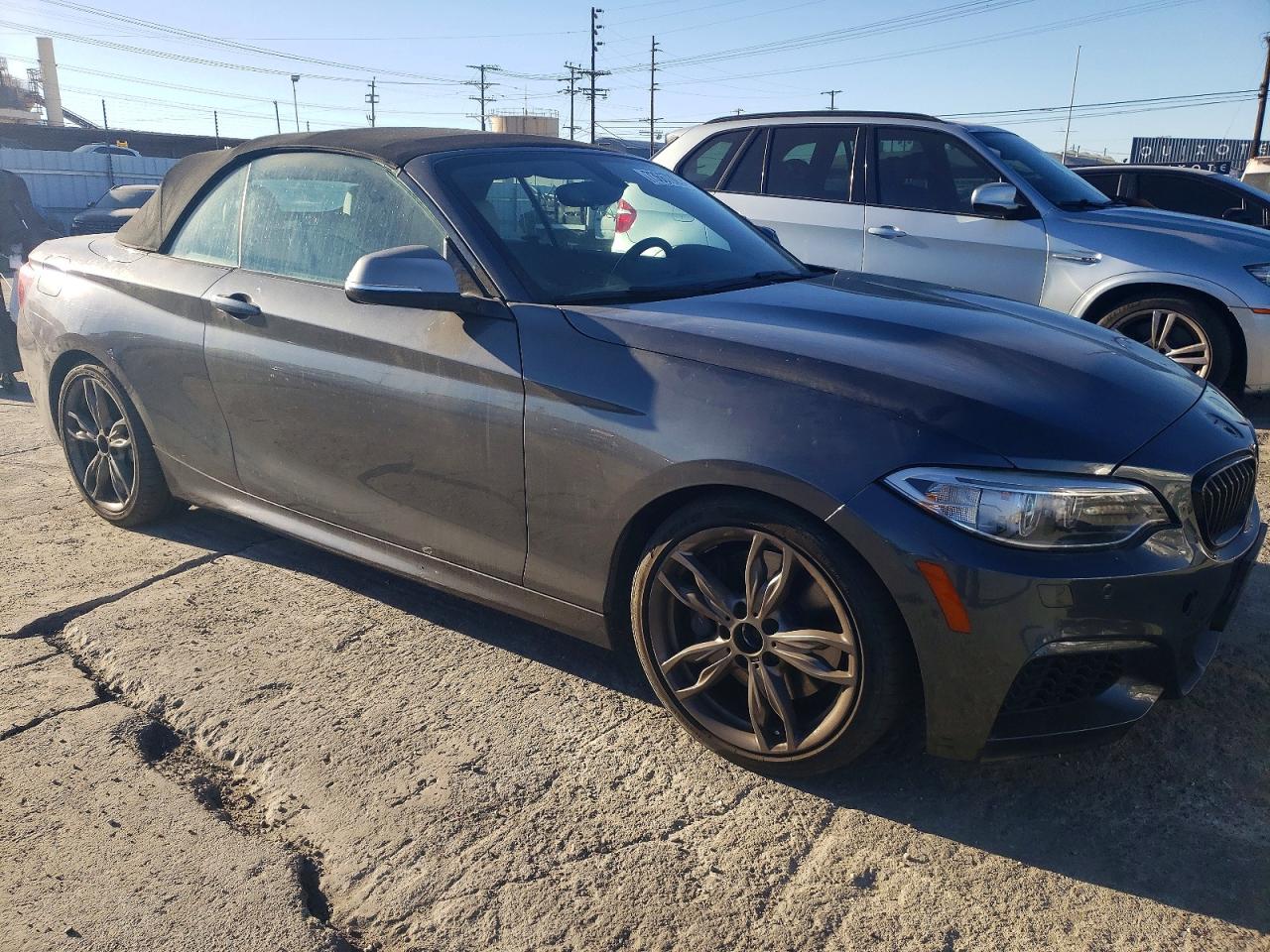 2015 Bmw M235i Gray vin: WBA1M1C56FV393629