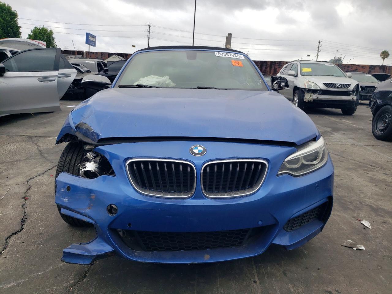 2015 Bmw M235i Blue vin: WBA1M1C58FV393521