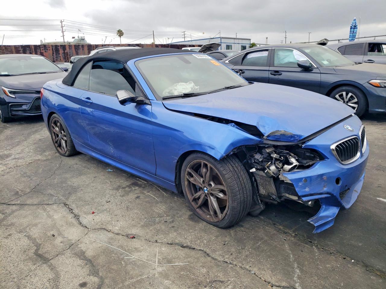 2015 Bmw M235i Blue vin: WBA1M1C58FV393521
