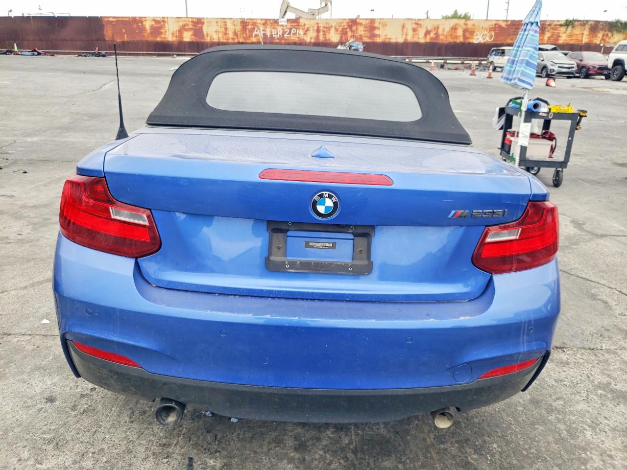 2015 Bmw M235i Blue vin: WBA1M1C58FV393521