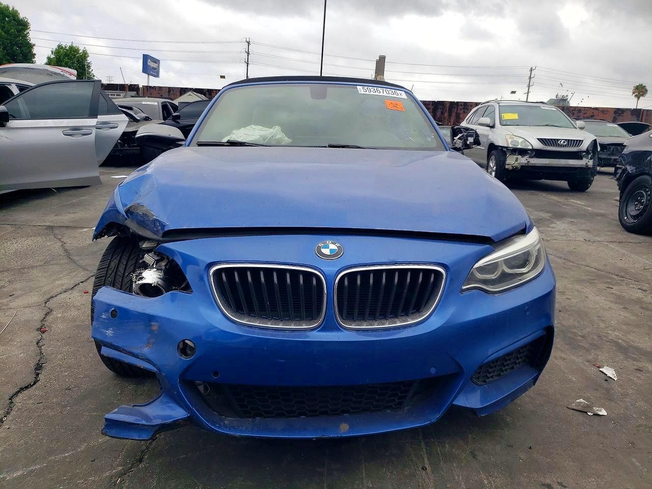 2015 Bmw M235i Blue vin: WBA1M1C58FV393521