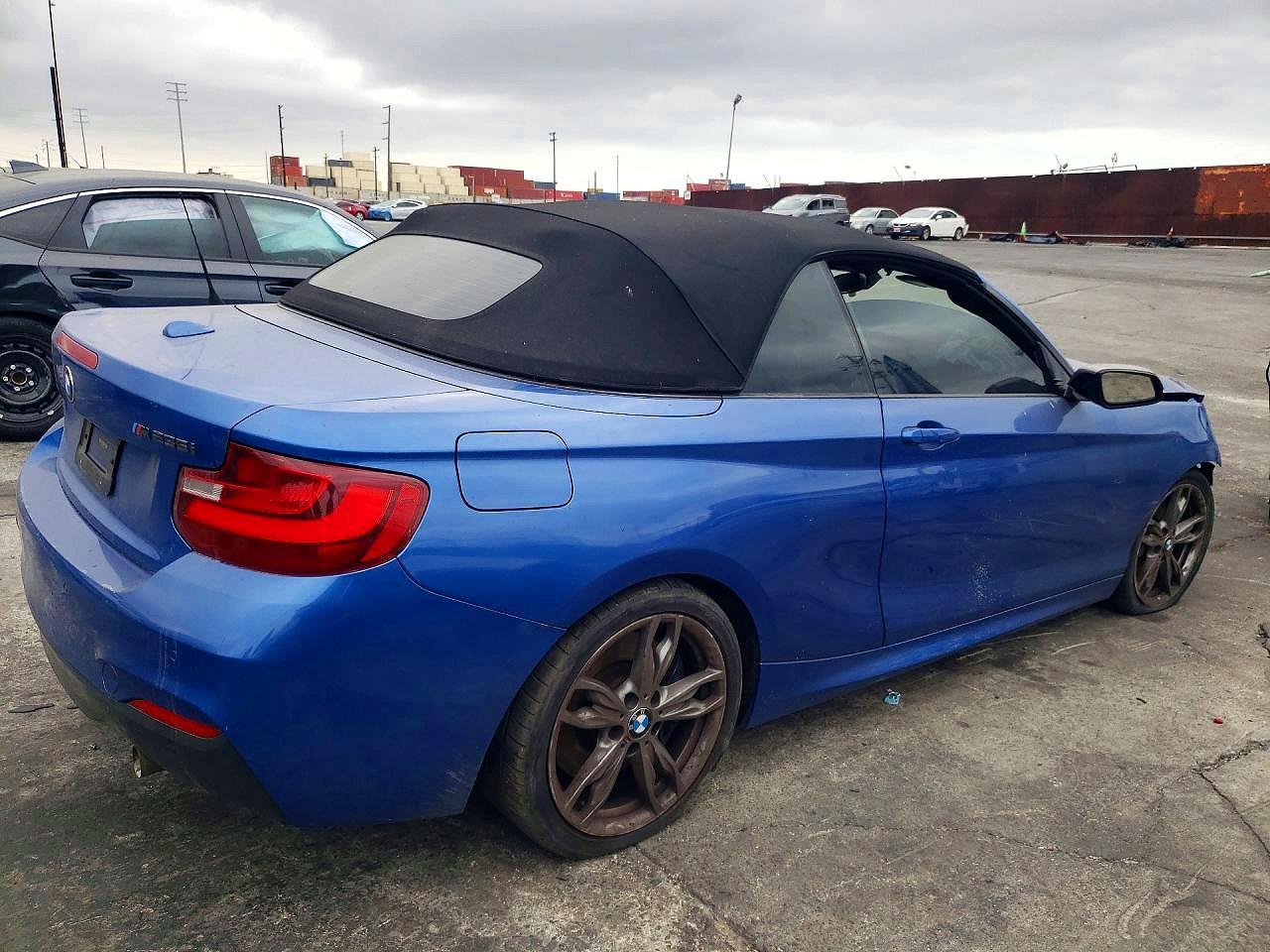 2015 Bmw M235i Blue vin: WBA1M1C58FV393521