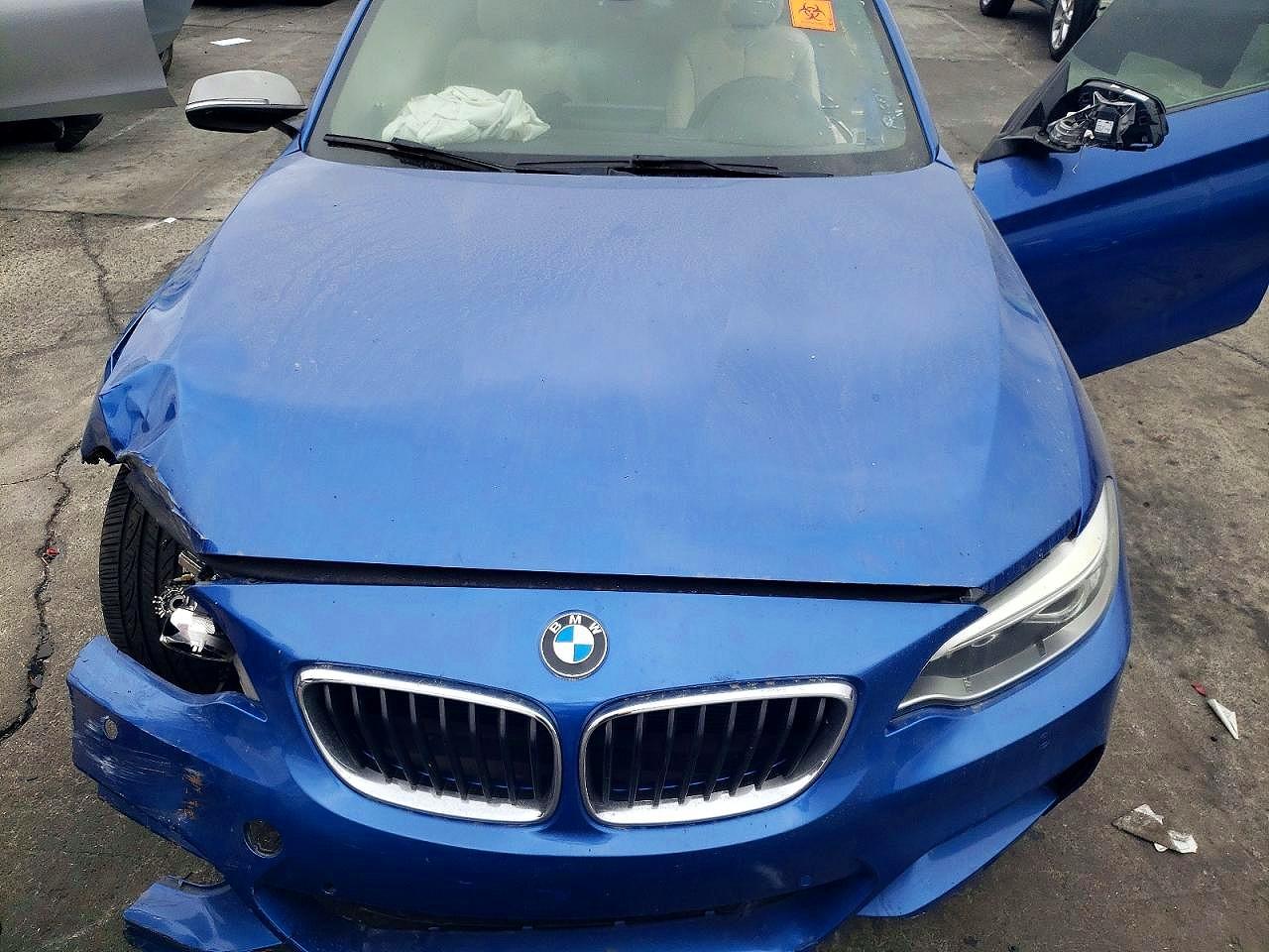 2015 Bmw M235i Blue vin: WBA1M1C58FV393521